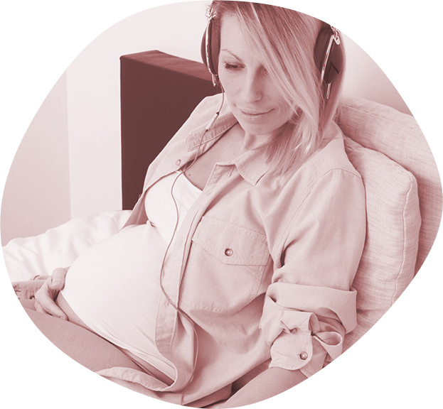 schwangere Frau Musik Hypnose
