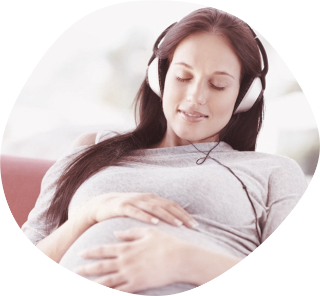 Frau in Tiefenentspannung